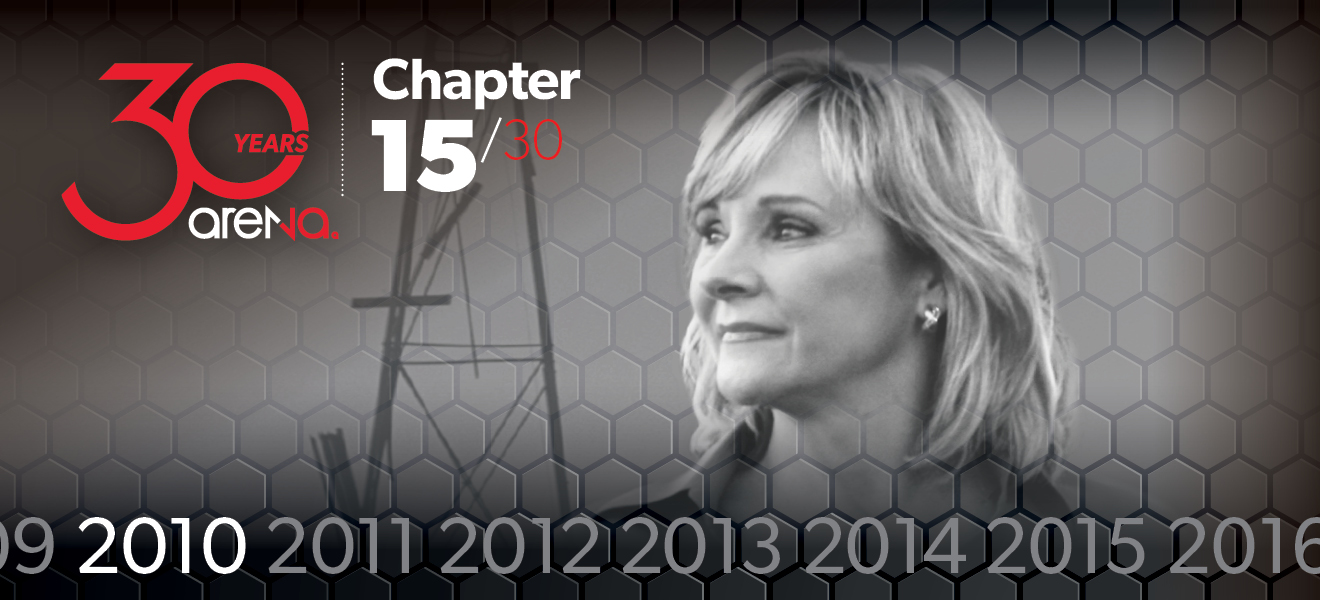 In 2010, political messaging from Arena helped Mary Fallin become Oklahoma first female governor